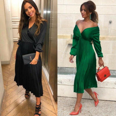 

New Women Sexy Off Shoulder Cocktail Party Evening Lace Short Dress