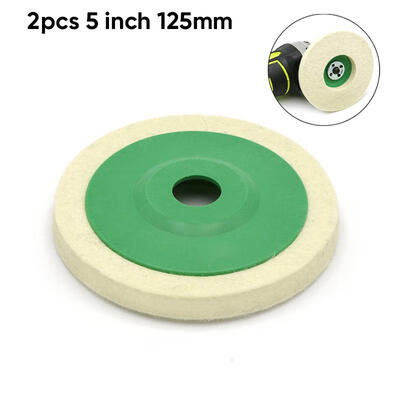 

5 Inch 125mm Wool Felt Buffing Polish Wheel Pad Polishing Disc For Rotary Tool