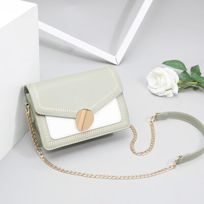 

French Minority Westernized Womens Bag Korean version Baitao Slant Bag Summer Texture Square Bag