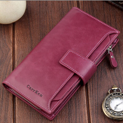 

2019 New Style Fashion Hot Women Lady Long Travel Wallet Zipper Purse Money PU Leather Phone Holder Long Hasp Letter