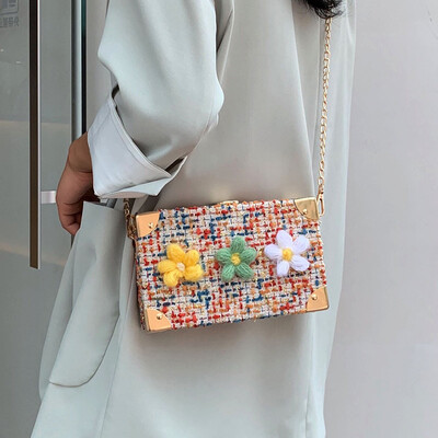 

Cute mini bag handbag 2019 new fashion fashion woolen chain bag wild ins shoulder shoulder bag