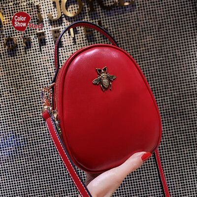 

Beibaobao Bee Messenger Bags For Women High Quality Lady Shoulder Packet Multi-layer Pocket For Girls 3 Zipper Crossbody Packets