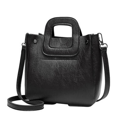 

Women Solid Handbag Crossbody Bag Leather Shoulder Satchel Messenger Bags