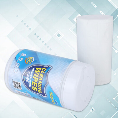

Greensen 100PCS Screen Disinfecting Cleaning Wipes Tablets Laptop NoteBook Cleaning Wipes