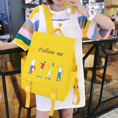 

Tailored Mens & Women 2019 Wild Shoulder Bag Big Bag Flip Cartoon Villain Backpack Bag