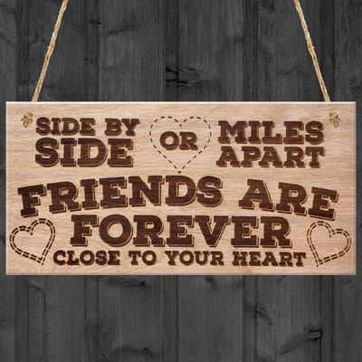 

1PCS Friendship Wooden Pendant Excellent&Design Item Decoration Home