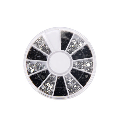 

〖Follure〗3D Acrylic Nail Art Tips Decoration Flat Back Glitter Rhinestones Pearls Beads