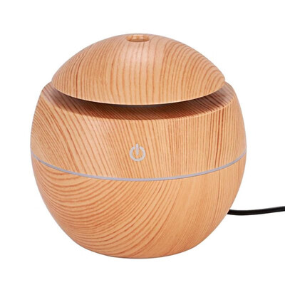 

LED USB Intelligent Induction Wood Grain Humidifier Ultrasonic Air Diffuser