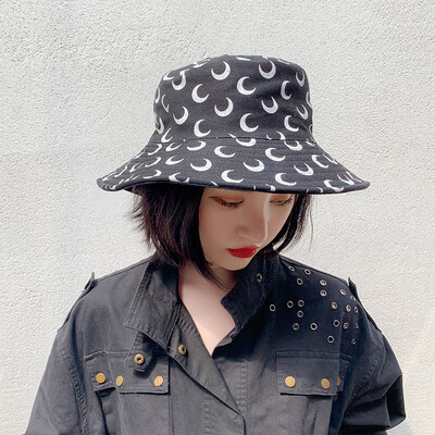 

Chic net red fisherman hat Korean version Baitao potted hat Japanese style cowboy printing spring&autumn leisure fashion hat