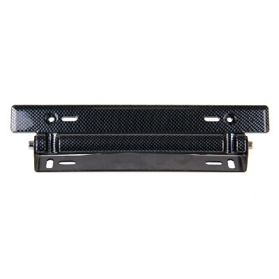 

Car License Plate Frame Holder Universal Adjustable Carbon Fiber Racing Number Plate Holder Bracket Car Modification Accessory