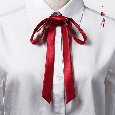 

Spring&Autumn Korea long strip small ribbon tie style wild scarf belt narrow narrow multi-purpose small scarf long streamer