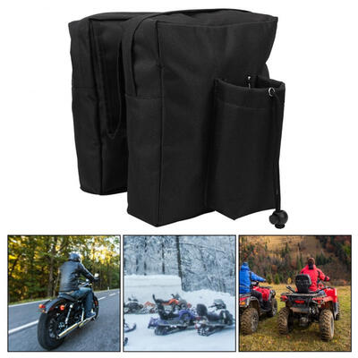 

Greensen Durable Universal ATV Tank Saddlebag Storage Saddle Bag for ATVs Motorcycles Snowmobiles