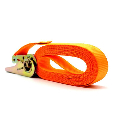 

2pcs 13 FT Porable Heavy Duty Tie Down Cargo Strap Luggage Lashing Strong Ratchet Strap Belt with Metal Buckle