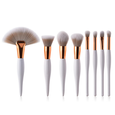 

〖Follure〗8Pcs Pro Makeup Brushes Set Foundation Powder Eyeshadow Eyeliner Lip Brush Tool