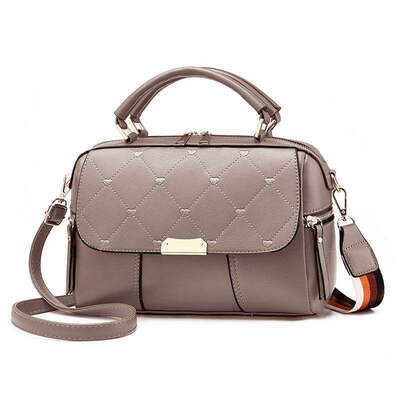 

Korean version of the 2019 summer new embroidered line shoulder diagonal package PU leather fashion casual ladies small square bag