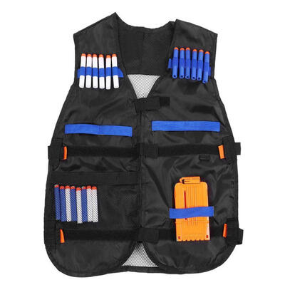 

Greensen Toy Gun Jacket EVA Cartridge Holder Soft Bullets Ammo Clip Vest Kit Set