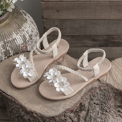 

Live welfare" fairy wind sandals women 2019 summer new womens shoes Joker beach shoes flat gladiator sandals