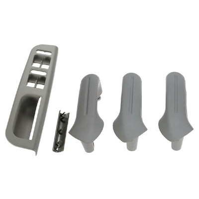 

Car Master Window Switch Control Panel Trim Bezel 3 Interior Door Grab Handle Set for VW Jetta Golf MK4 1999-2004