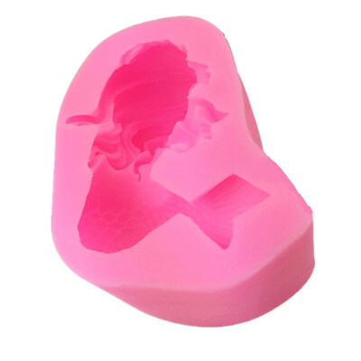 

3D Mermaid Baby Silicone Mould Chocolate Fondant Cake Soap Paste Clay Resin Mold