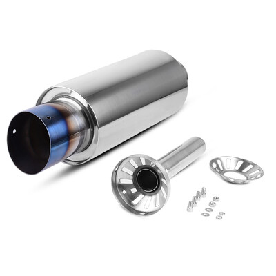 

3 Inch Chrome Muffler TipUniversal Exhaust Muffler Tip Welding Needed 3" x 4" x 19