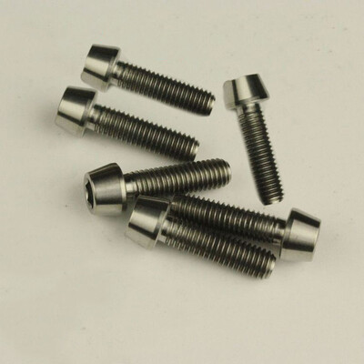 

6Pcs M5x18 MTB Titanium Alloy Bolts Handlebar Stem Shifter Screws Fasteners
