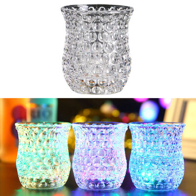 

Honeycomb Design Colorful LED Light Water Activated Party Bar KTV Beer Drink Cup