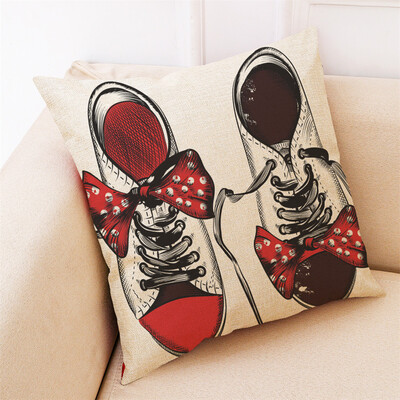 

Siaonvr Home Decor Cushion Cover Fashion Shoes Throw Pillowcase Pillow Covers For Car