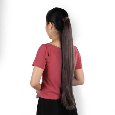 

Greensen Women Long Straight Wrap Around Hair Extension Wig Ponytail Clip in Ponytail False Hair Piece