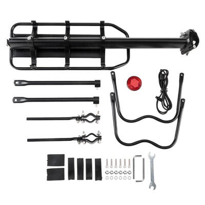 

Portable Durable Quick Release Bicycle Bike Luggage Rack Black