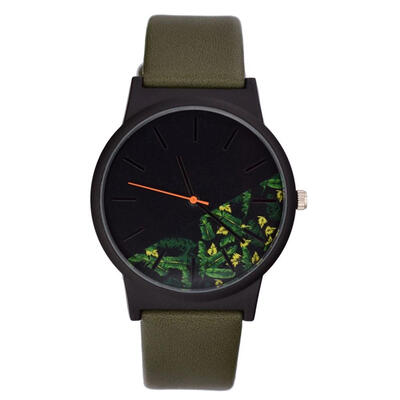 

Business Women Watches Fashion Quartz Wristwatch Different patterns Ladies Clock Black Dial Leather Strap Relogio Feminino