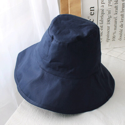 

Spring Summer Cotton Bucket Hats For Women Casual Fisherman Hat Outdoors Wide Brim Sun Hat