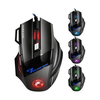 

X7 Professional USB Wired Gaming Mouse 7 Button 2400 DPI Optical Mouse