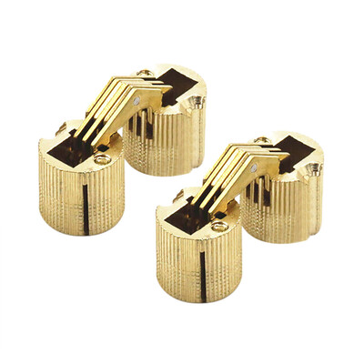 

Siaonvr Cylindrical Barrel Invisible Furniture Hinge Concealed Hinge DIY Wooden