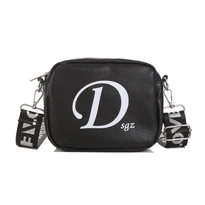 

Hip Hop Letter Print Shoulder Handbags Women PU Leather Crossbody Bags