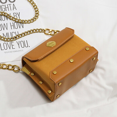 

Summer bag women 2019 new western style chain small square bag fashion Joker frosted shoulder Messenger bag
