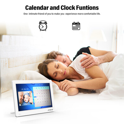 

Andoer 116 Inch Digital Photo Picture Frame FHD 19201080 IPS Screen Support CalendarClockMP3Photos1080P Video Player with