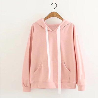 

Nomeni Women Cute Casual Rabbit Ear Long Sleeve Hoodie Sweatshirt Pullover Tops Blouse