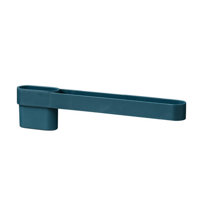 

Gobestart Bathroom Towel Rack Paste Free Punch Wipe Hanger Towel Bar Toothbrush Barrel