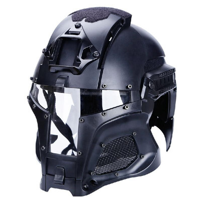 

Iron Knight Helmet of Middle Ages Outdoor Vintage Helmets Black