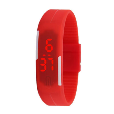 

LED Display Digital Watch Silicone Childrens Watch Digital Sport Wristwatch Birthday Party Favors Supplies Toys Gifts for Kids To
