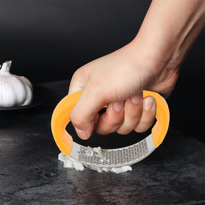 

Greensen Stainless Steel Garlic Press Squeezer Masher Home Kitchen Mincer Tool Garlic Mincer Garlic Tool