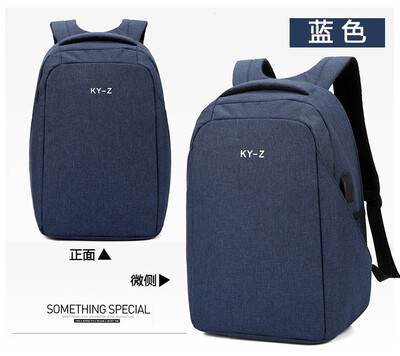 

2019 new Backpack Anti-theft College Students School Backpack USB Charging Design Bags for Teenager Travel Backpack
