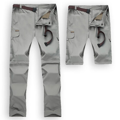 

Tailored Men Quick Dry Hiking Pants Waterproof Casual Trousers Outdoor Convertible Pants