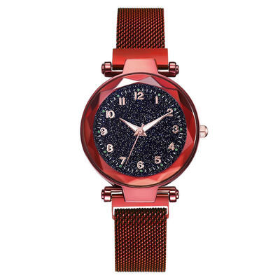 

Luxury Luminous Women Watches Starry Sky Magnetic Female Wristwatch Fashion Rhinestone Clock Relogio Feminino Montre Femme