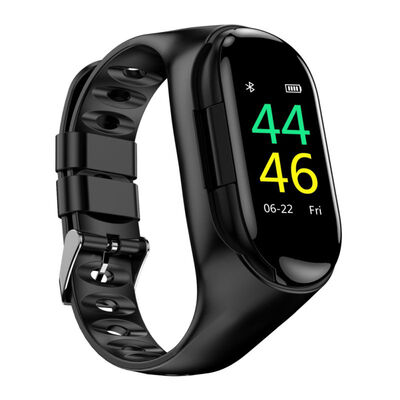 

2-in-1 Earbuds Smartwatch Wireless Waterproof For Bluetooth Bracelet With Heart Rate Blood Pressure Test