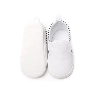 

Toddler Infant Baby Boys Girls Crib Splicing Soft Sole Anti-Slip Shoes Canvas