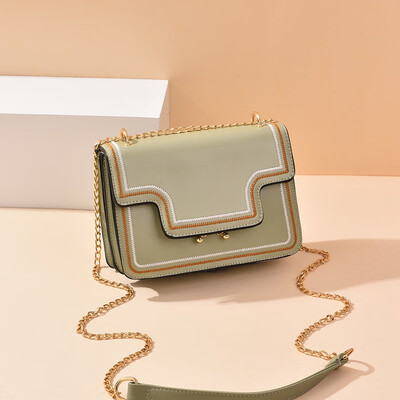 

Summer single shoulder lady fashion Korean version ins100 chain slanting bag fashion is simple
