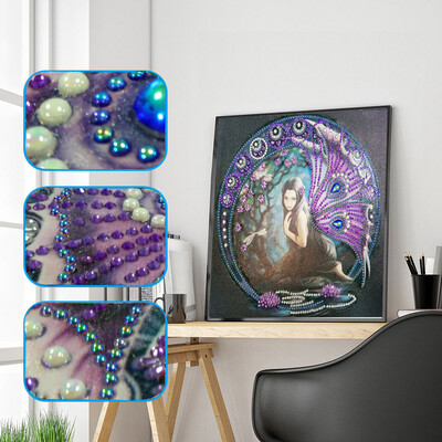 

Siaonvr Special Shaped Diamond Painting DIY 5D Partial Drill Cross Stitch Kits Crystal R