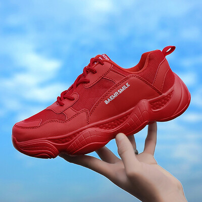 

Tennis Masculino Vulcanized Shoes for Men Breathable Sneakers Male Thick Bottom Platforms Fashion Casual Shoes Damping Sneakers