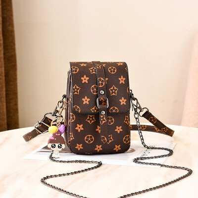 

Summer small bag female new fashion wild small fresh shoulder Messenger bag cute mobile phone bag